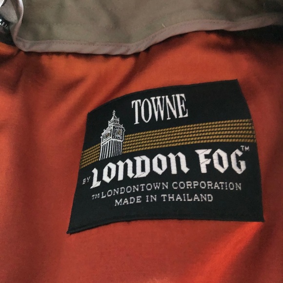 Men’s lined London Fog Rain Coat size 44 - Picture 3 of 4